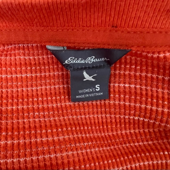 Orange Eddie Bauer Thermal Top - Picture 12 of 13